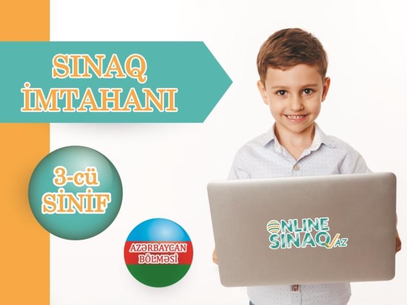 3-cü sinif sınaq imtahanı 